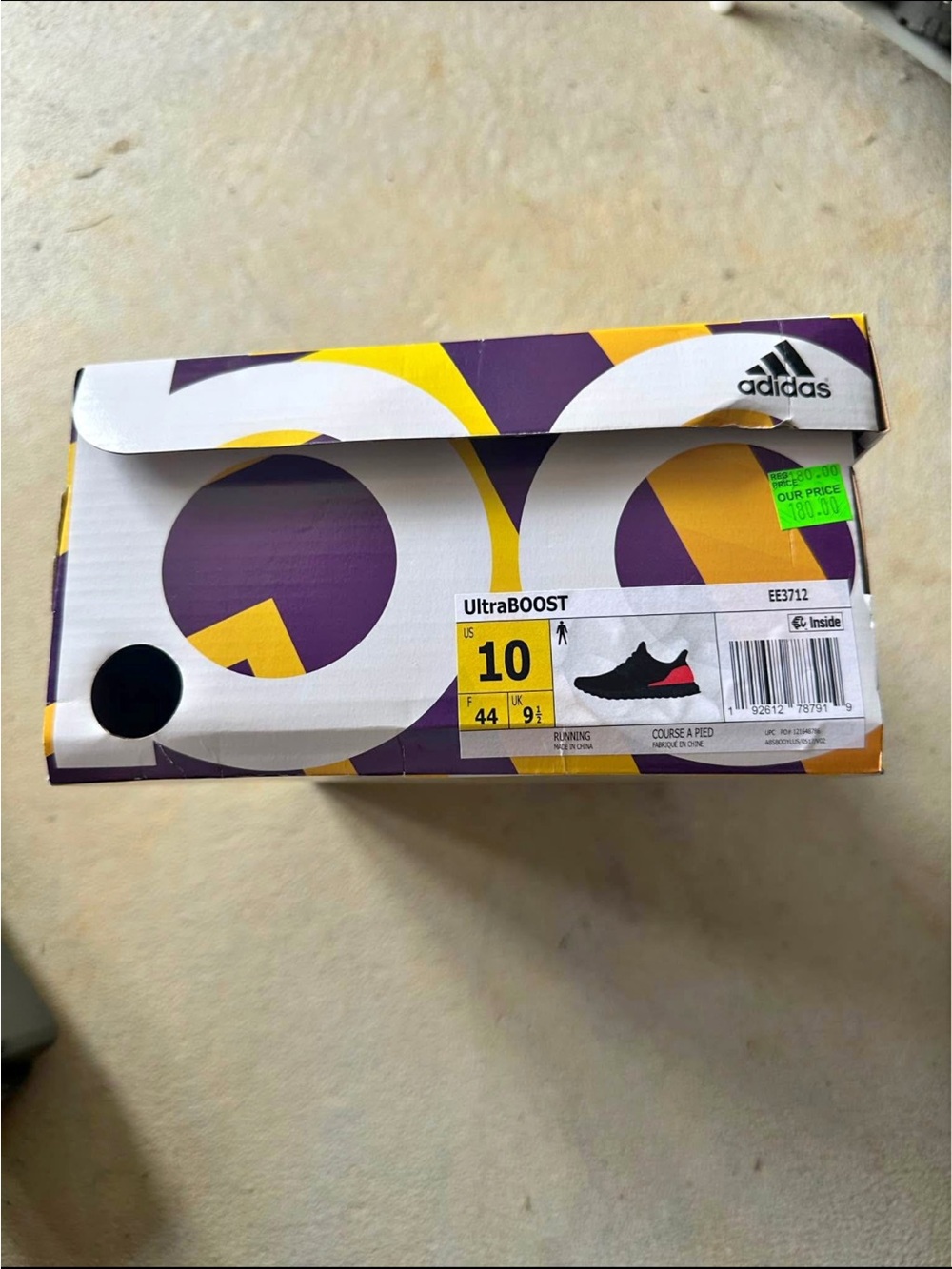 adidas ultraboost Black and Purple Running Shoes - Picture 4 of 4